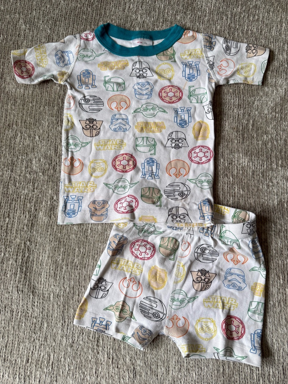 Hanna Andersson Star Wars Organic Cotton Pajama Set Size 4